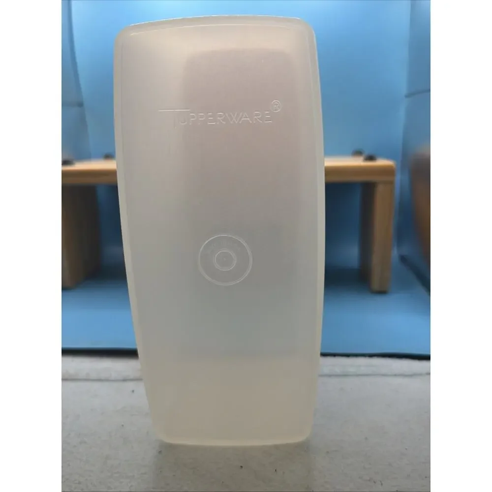 Vintage Tupperware Large Cereal Keeper With Flip Lid Pink Color #1588-7